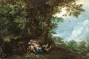 Denys Van Alsloot Extensive Wooded Landscape with Cephalus and Procris painting